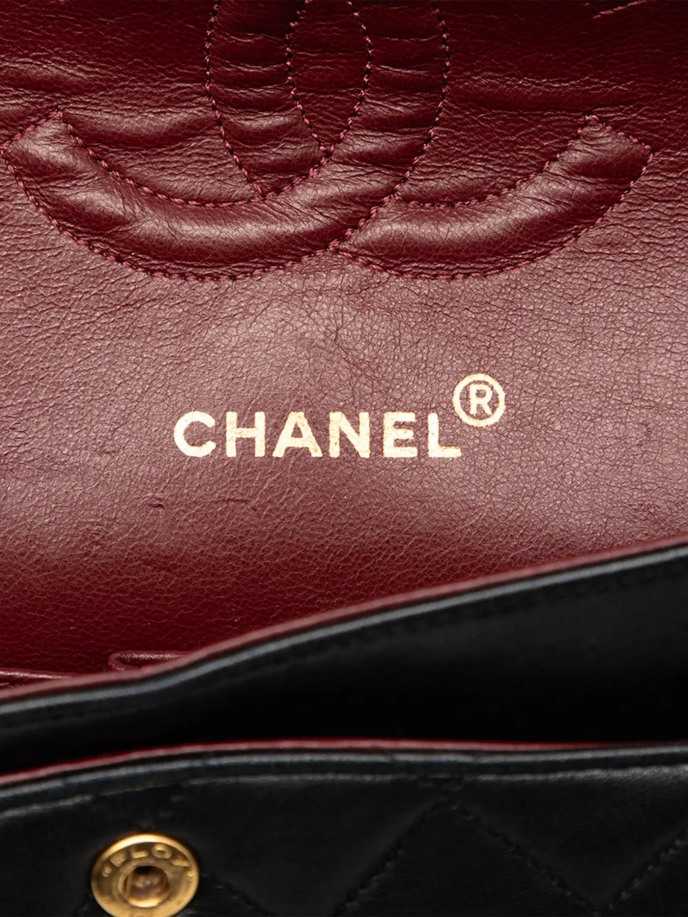 Chanel Pre Owned 1991 1994 Medium Classic Lambskin Double Flap Shoulder Bag — Same as shown — Size One Size — Lifestyle View