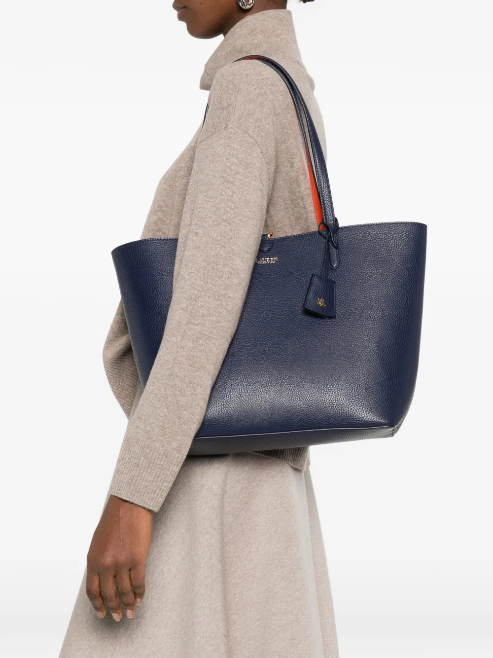 Lauren Ralph Lauren Logo Detail Shoulder Bag — Same as shown — Size One Size — Side View