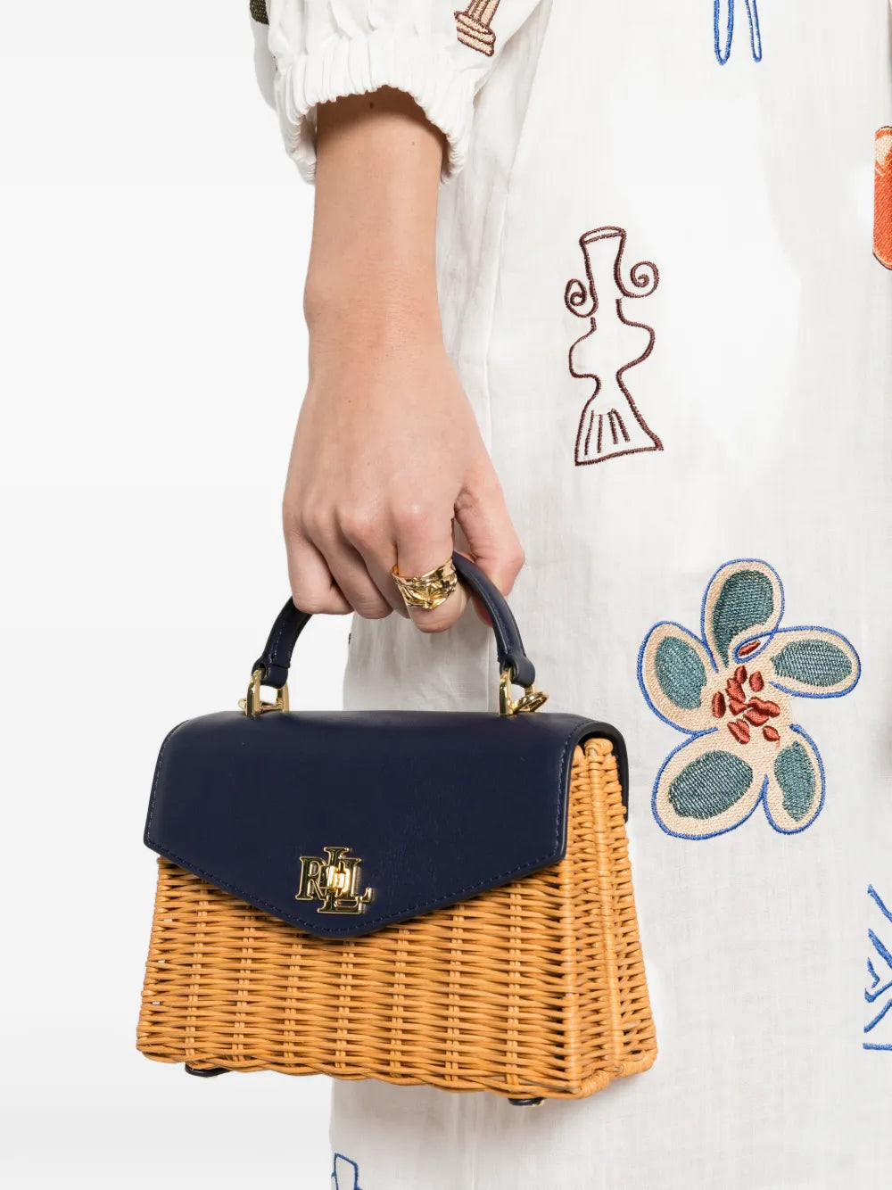 Lauren Ralph Lauren Small Farrah Tote Bag — Same as shown — Size One Size — Side View
