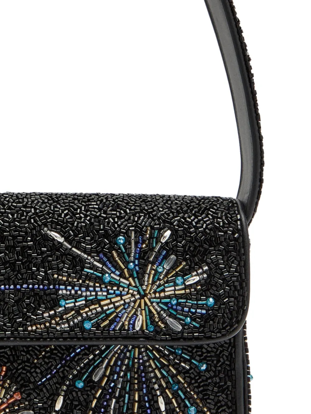 Staud Beaded Firework Shoulder Bag — Same as shown — Size One Size — Side View