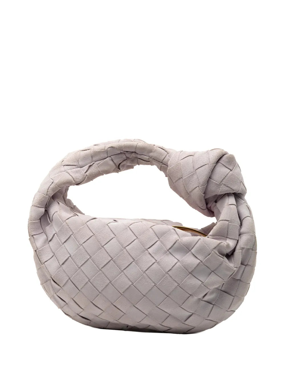 Bottega Veneta Pre Owned 2012 2025 Mini Suede Intrecciato Jodie Hobo Bag — Same as shown — Size One Size — Back View