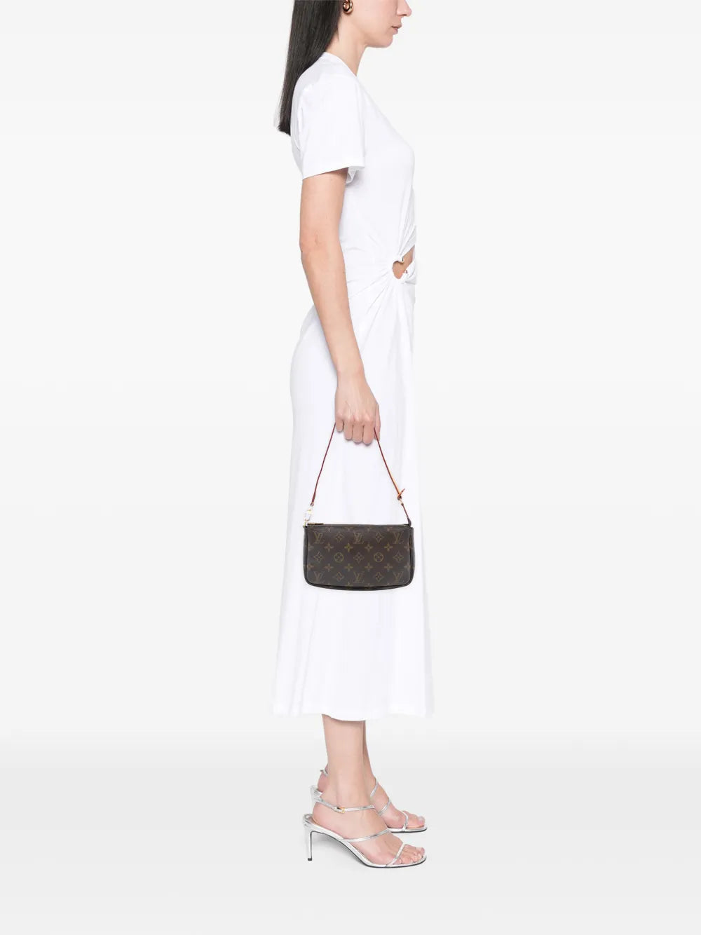 Louis Vuitton Pre Owned 2000 Monogram Pochette Accessoires Shoulder Bag — Same as shown — Size One Size — Side View
