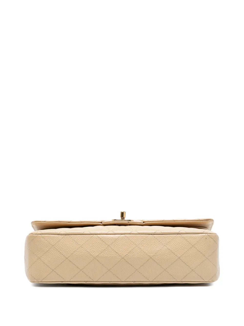Chanel Pre Owned 2009 2010 Medium Classic Caviar Double Flap Shoulder Bag — Same as shown — Size One Size — Top View
