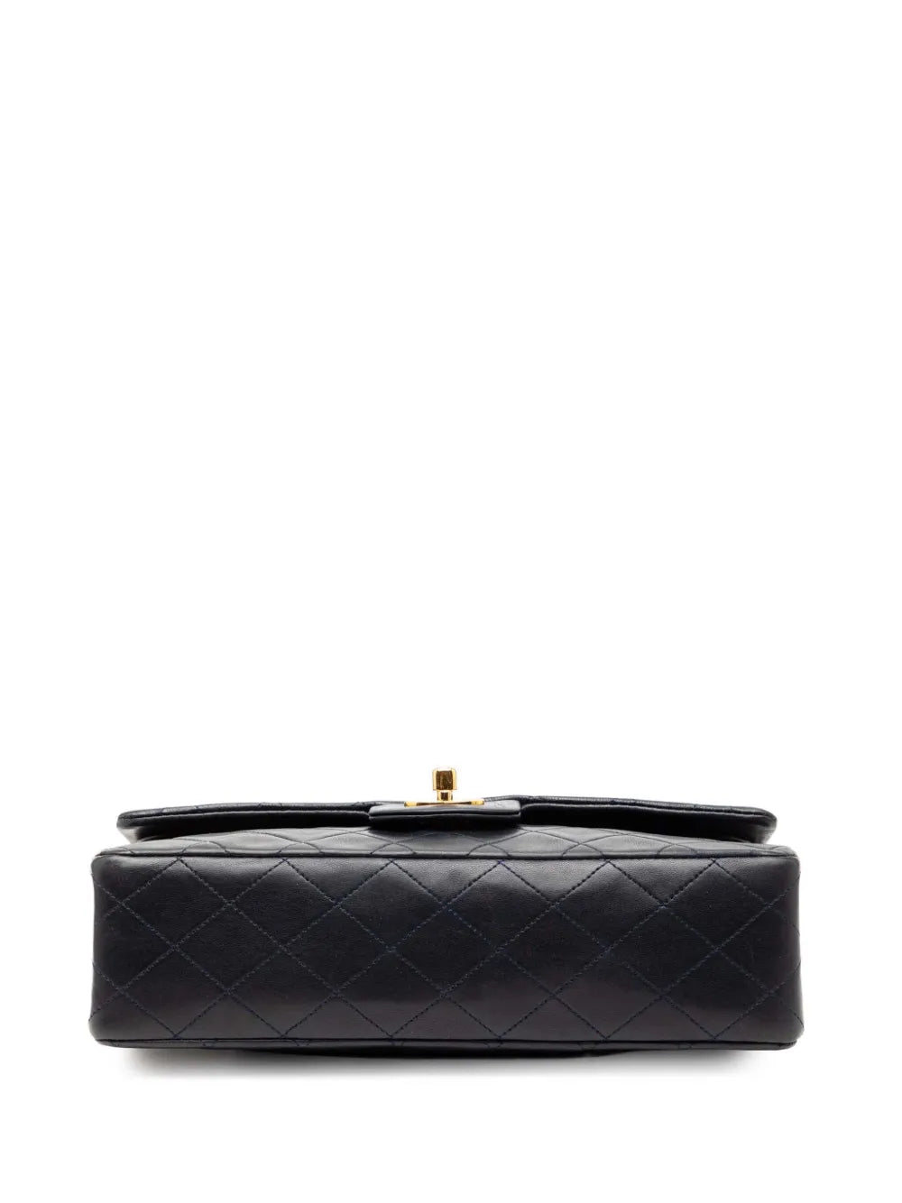 Chanel Pre Owned 1989 1991 Medium Classic Lambskin Double Flap Shoulder Bag — Same as shown — Size One Size — Top View