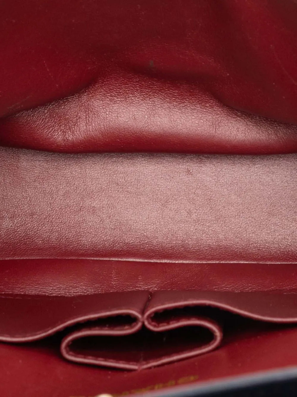 Chanel Pre Owned 1989 1991 Medium Classic Lambskin Double Flap Shoulder Bag — Same as shown — Size One Size — Detail View