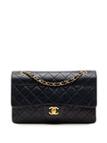 Chanel Pre Owned 1989 1991 Medium Classic Lambskin Double Flap Shoulder Bag — Same as shown — Size One Size — Front View