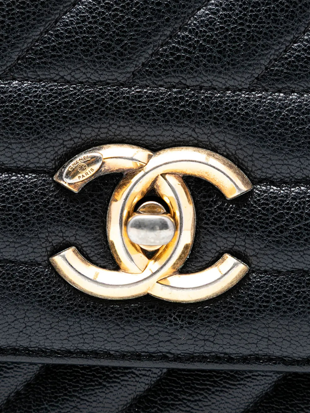 Chanel Pre Owned 2016 2017 Medium Diagonal Quilted Goatskin Flap Shoulder Bag — Same as shown — Size One Size — Lifestyle View