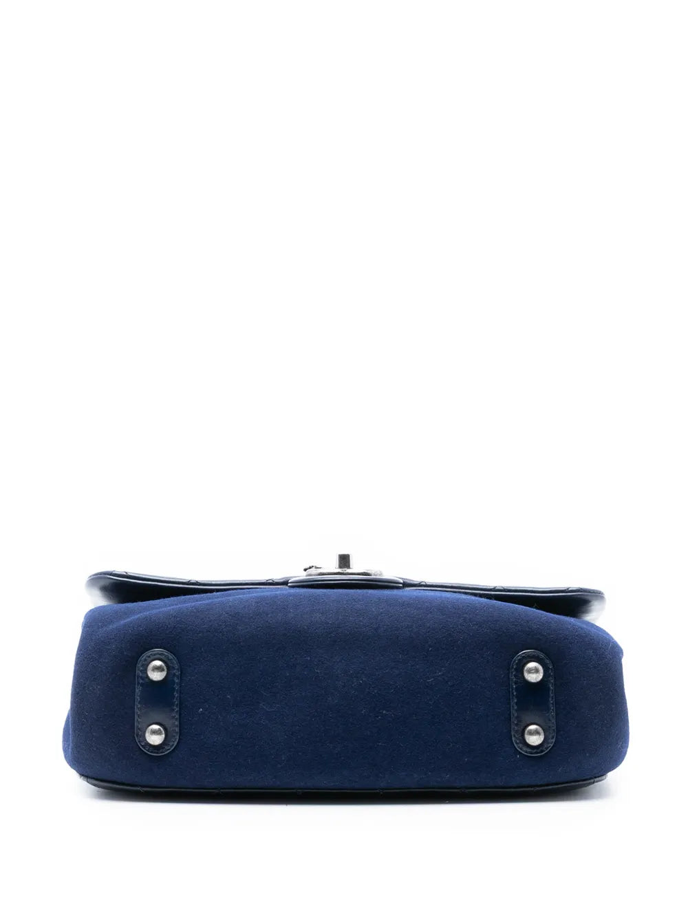 Chanel Pre Owned 2015 2016 Paris Salzburg Quilted Glazed Calfskin And Felt Edelweiss Flower Cc Flap Shoulder Bag — Same as shown — Size One Size — Top View