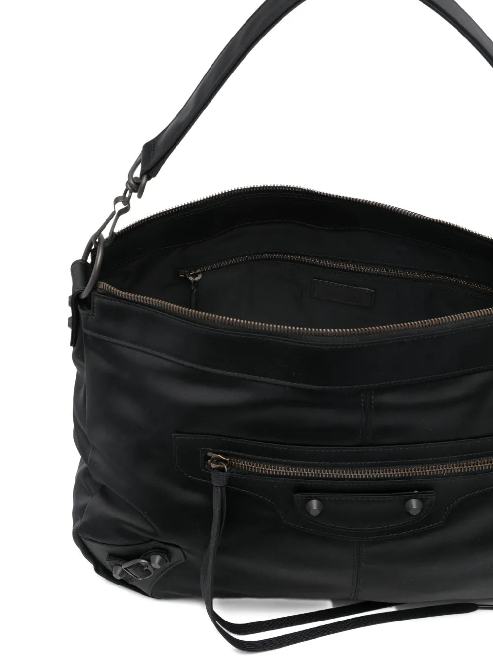 Balenciaga Medium Le City Moto Zip Shoulder Bag — Same as shown — Size One Size — Detail View