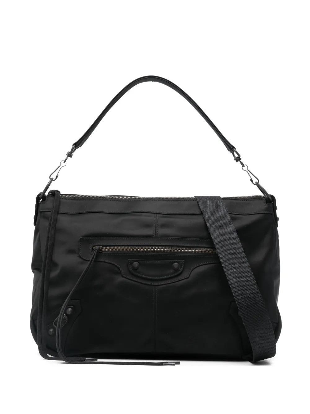 Balenciaga Medium Le City Moto Zip Shoulder Bag — Same as shown — Size One Size — Front View