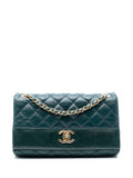 Chanel Pre Owned 2013 2014 Medium Quilted Calfskin Soft Elegance Flap Shoulder Bag — Same as shown — Size One Size — Front View