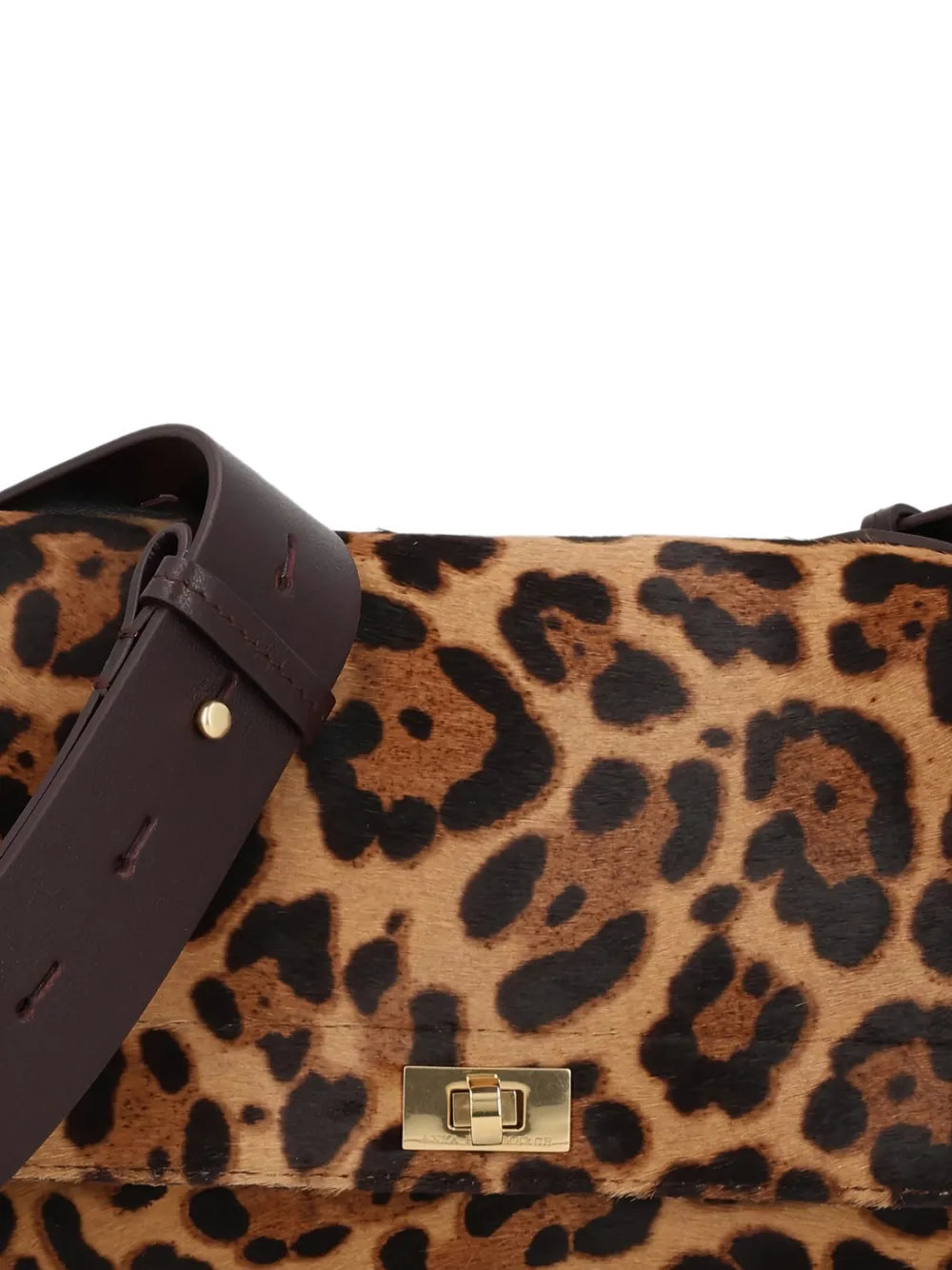 Anya Hindmarch Leopard Print Shoulder Bag — Same as shown — Size One Size — Side View