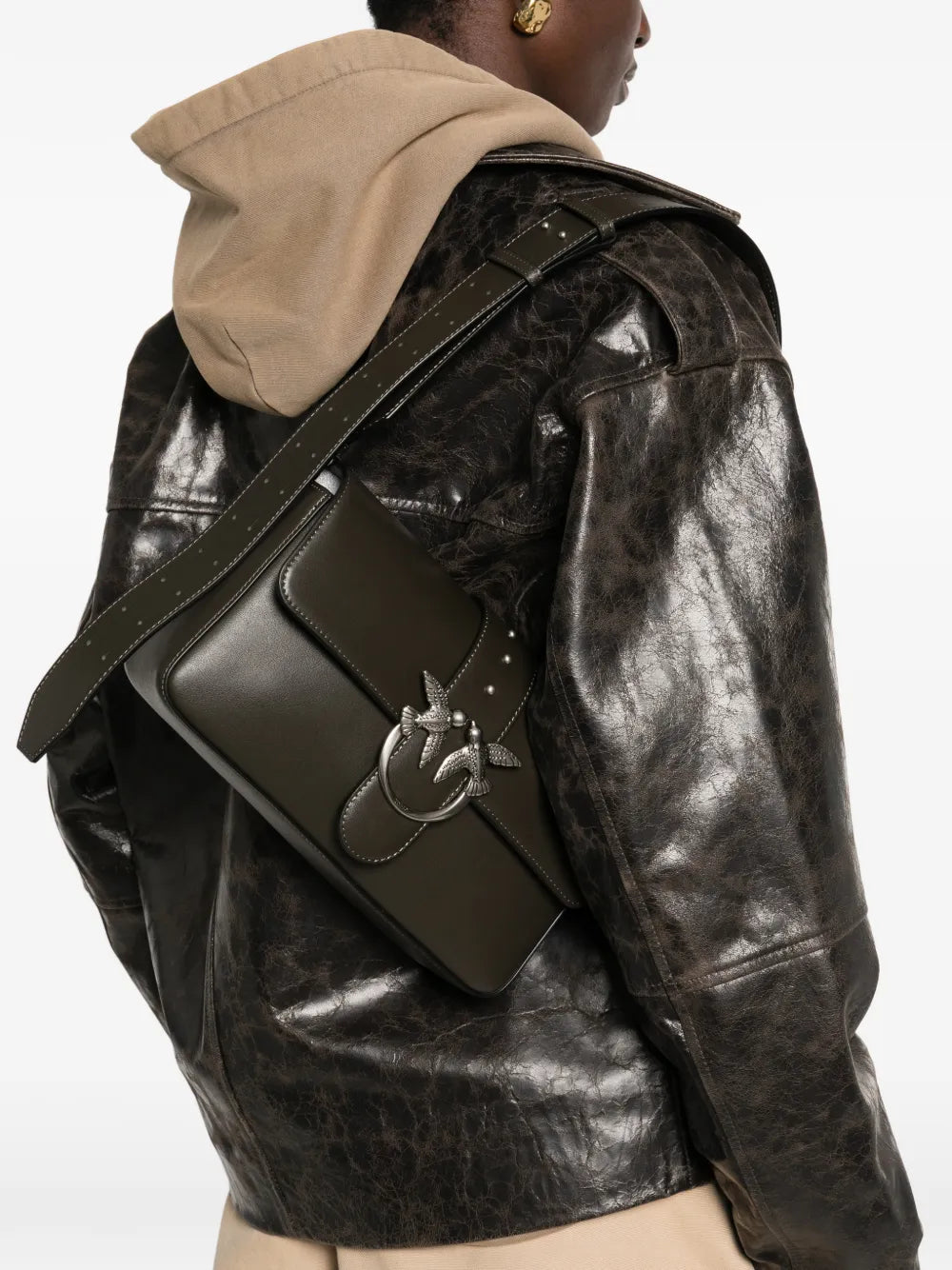 Pinko Love One Shoulder Bag — Same as shown — Size One Size — Side View