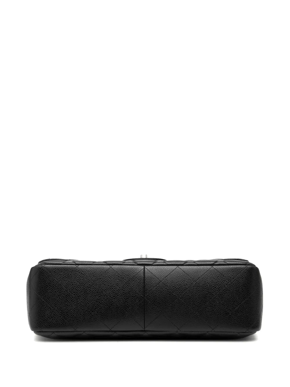 Chanel Pre Owned 2009 2010 Jumbo Classic Caviar Double Flap Shoulder Bag — Same as shown — Size One Size — Top View