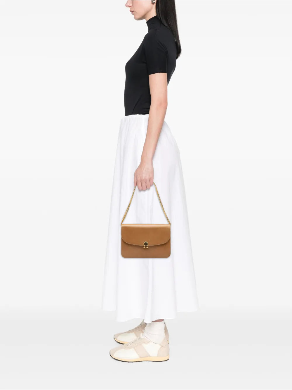 Christian Dior Pre Owned 20Th Century Leather Chain Shoulder Bag — Same as shown — Size One Size — Side View