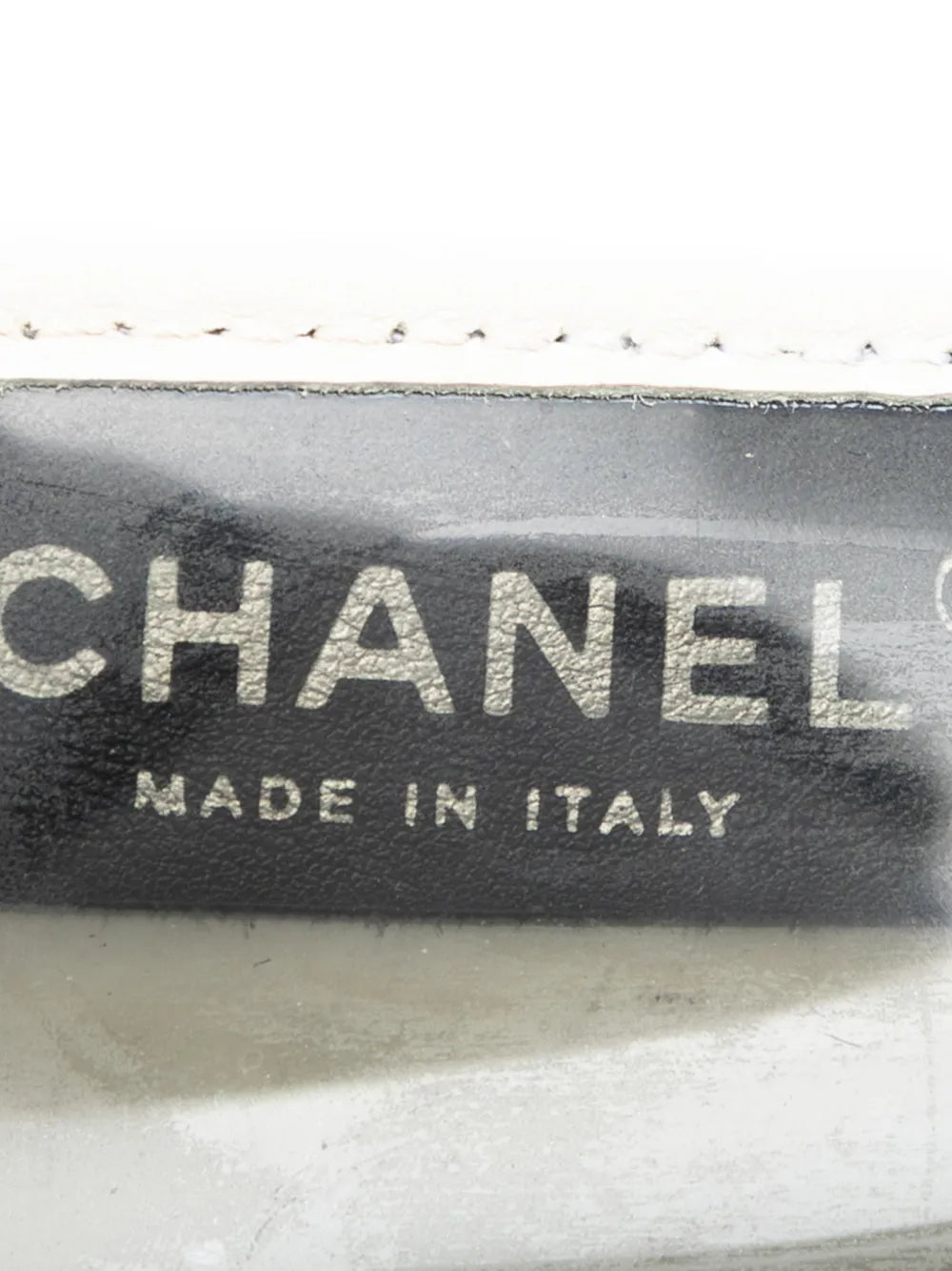 Chanel Pre Owned 2008 2009 Large Pvc And Lambskin Naked Flap Shoulder Bag — Same as shown — Size One Size — Lifestyle View
