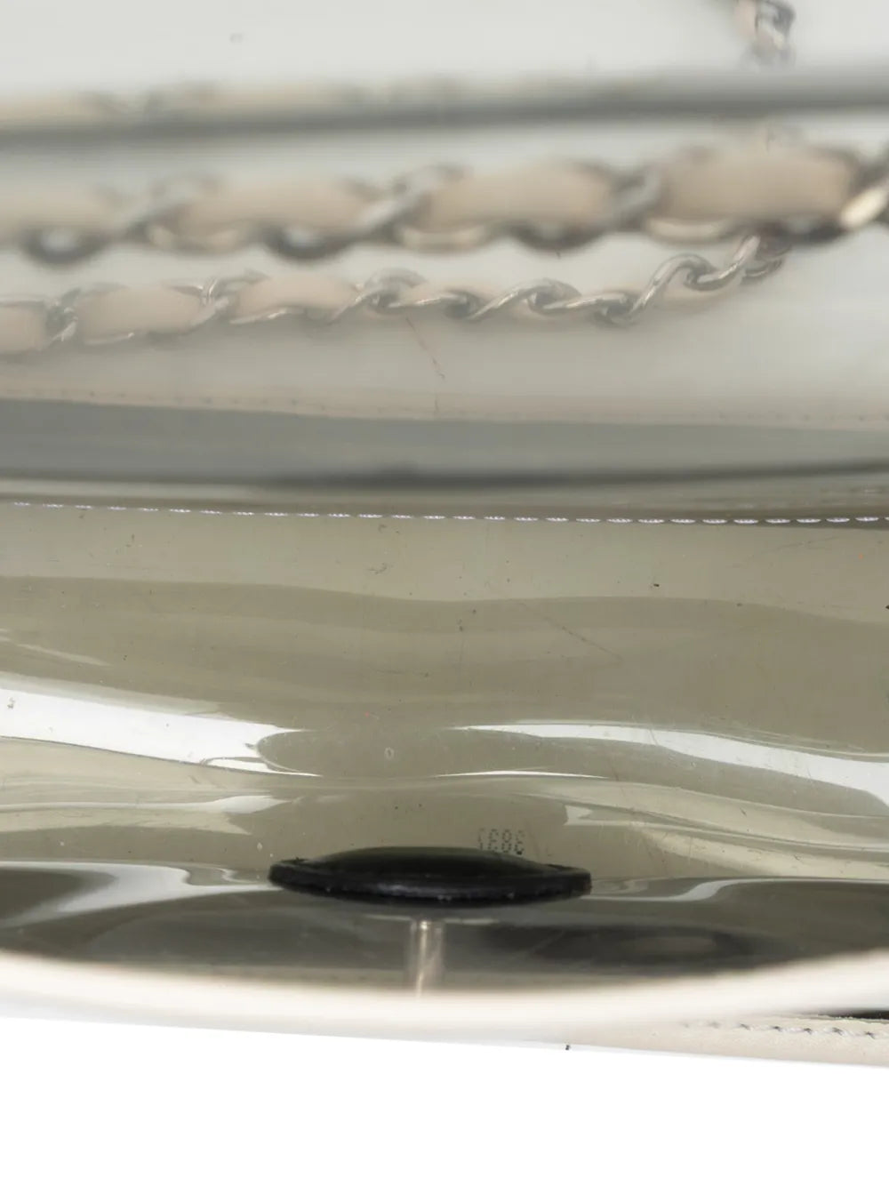 Chanel Pre Owned 2008 2009 Large Pvc And Lambskin Naked Flap Shoulder Bag — Same as shown — Size One Size — Detail View