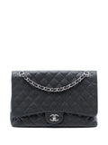 Chanel Pre Owned 2009 2010 Maxi Classic Caviar Single Flap Shoulder Bag — Same as shown — Size One Size — Front View
