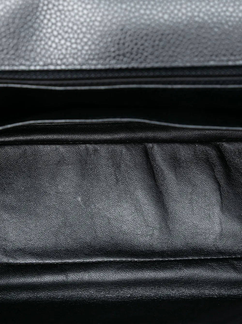 Chanel Pre Owned 2009 2010 Maxi Classic Caviar Single Flap Shoulder Bag — Same as shown — Size One Size — Detail View