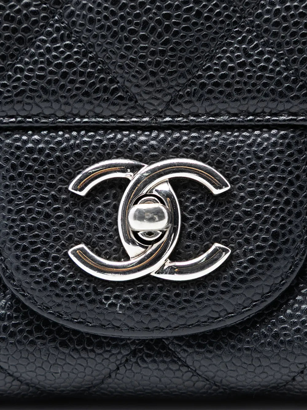 Chanel Pre Owned 2009 2010 Maxi Classic Caviar Single Flap Shoulder Bag — Same as shown — Size One Size — Lifestyle View