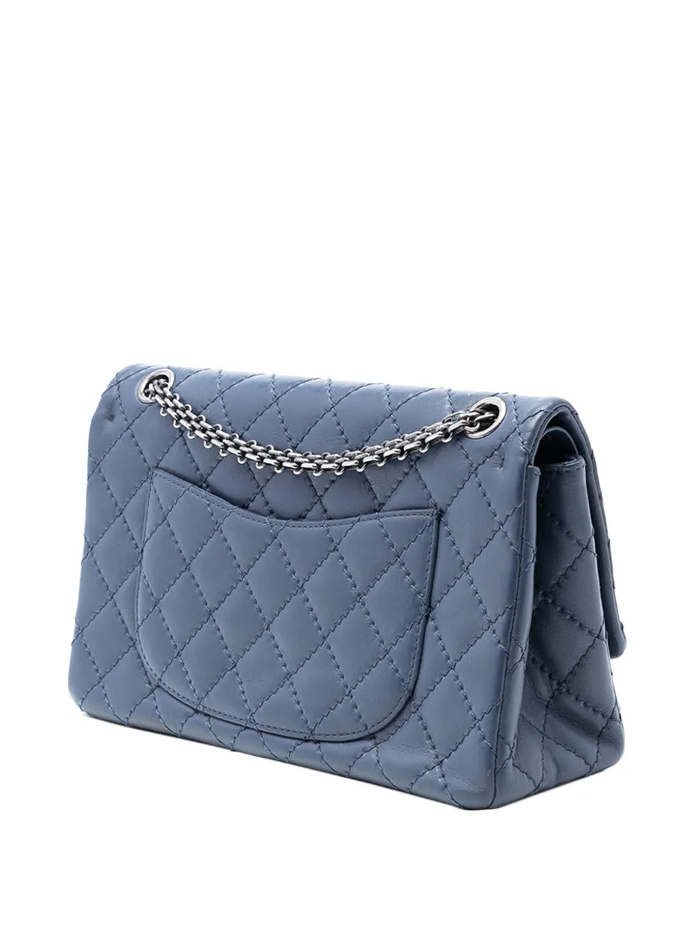 Chanel Pre Owned 2014 Reissue 255 Aged Calfskin Double Flap 226 Shoulder Bag — Same as shown — Size One Size — Back View