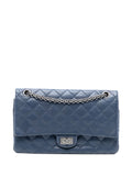Chanel Pre Owned 2014 Reissue 255 Aged Calfskin Double Flap 226 Shoulder Bag — Same as shown — Size One Size — Front View
