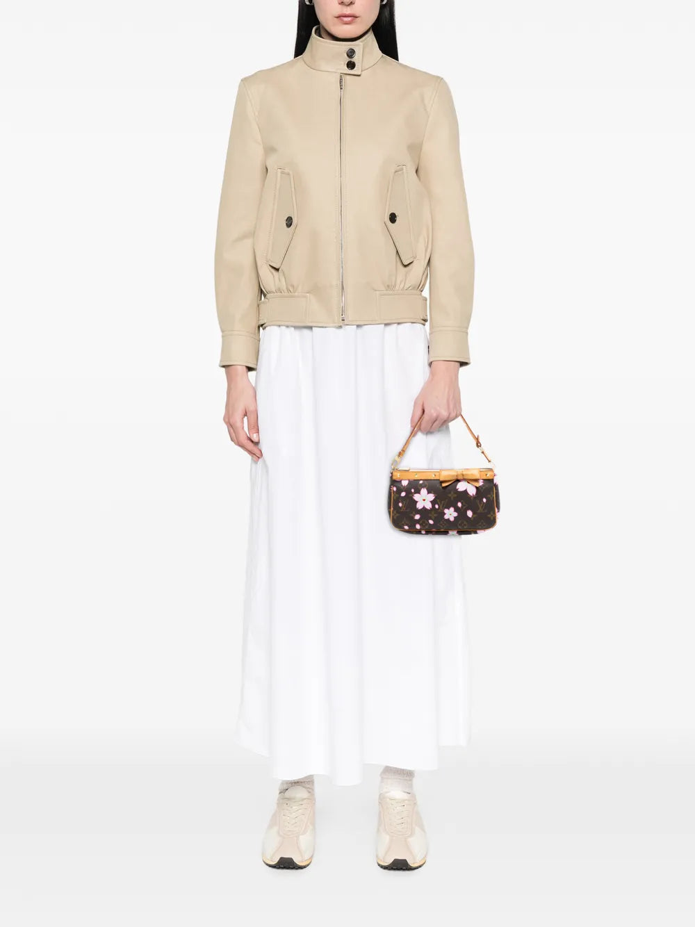 Louis Vuitton Pre Owned 2003 Takashi Murakami Monogram Cherry Blossom Pochette Accessoires Shoulder Bag — Same as shown — Size One Size — Side View