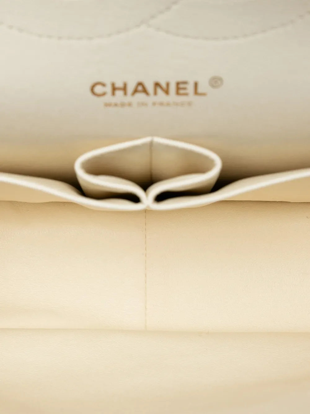 Chanel Pre Owned 2011 Jumbo Classic Lambskin Double Flap Shoulder Bag — Same as shown — Size One Size — Detail View