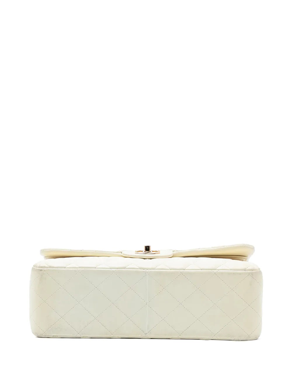 Chanel Pre Owned 2011 Jumbo Classic Lambskin Double Flap Shoulder Bag — Same as shown — Size One Size — Top View