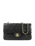 Chanel Pre Owned 1991 1994 Small Classic Lambskin Double Flap Shoulder Bag — Same as shown — Size One Size — Front View