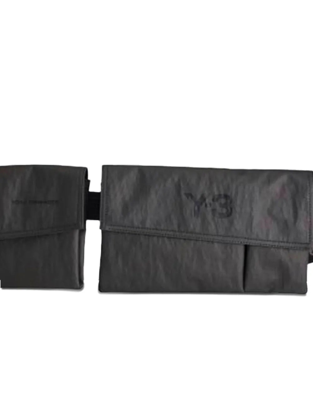 Y 3 Flap Pocket Shoulder Bag — Same as shown — Size One Size — Side View