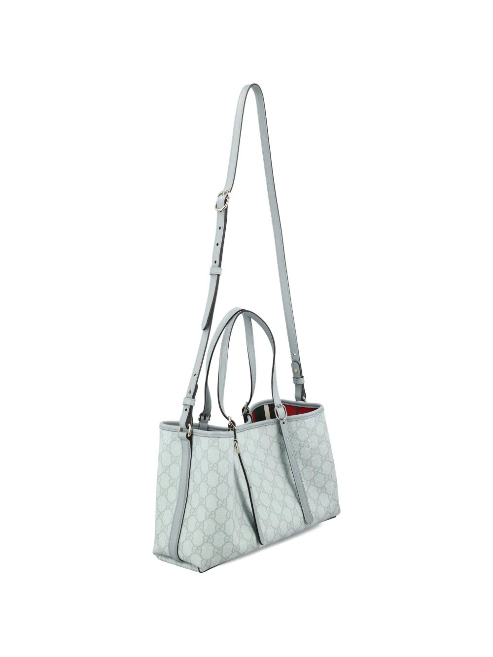 Gucci Monogram Print Shoulder Bag — Same as shown — Size One Size — Back View