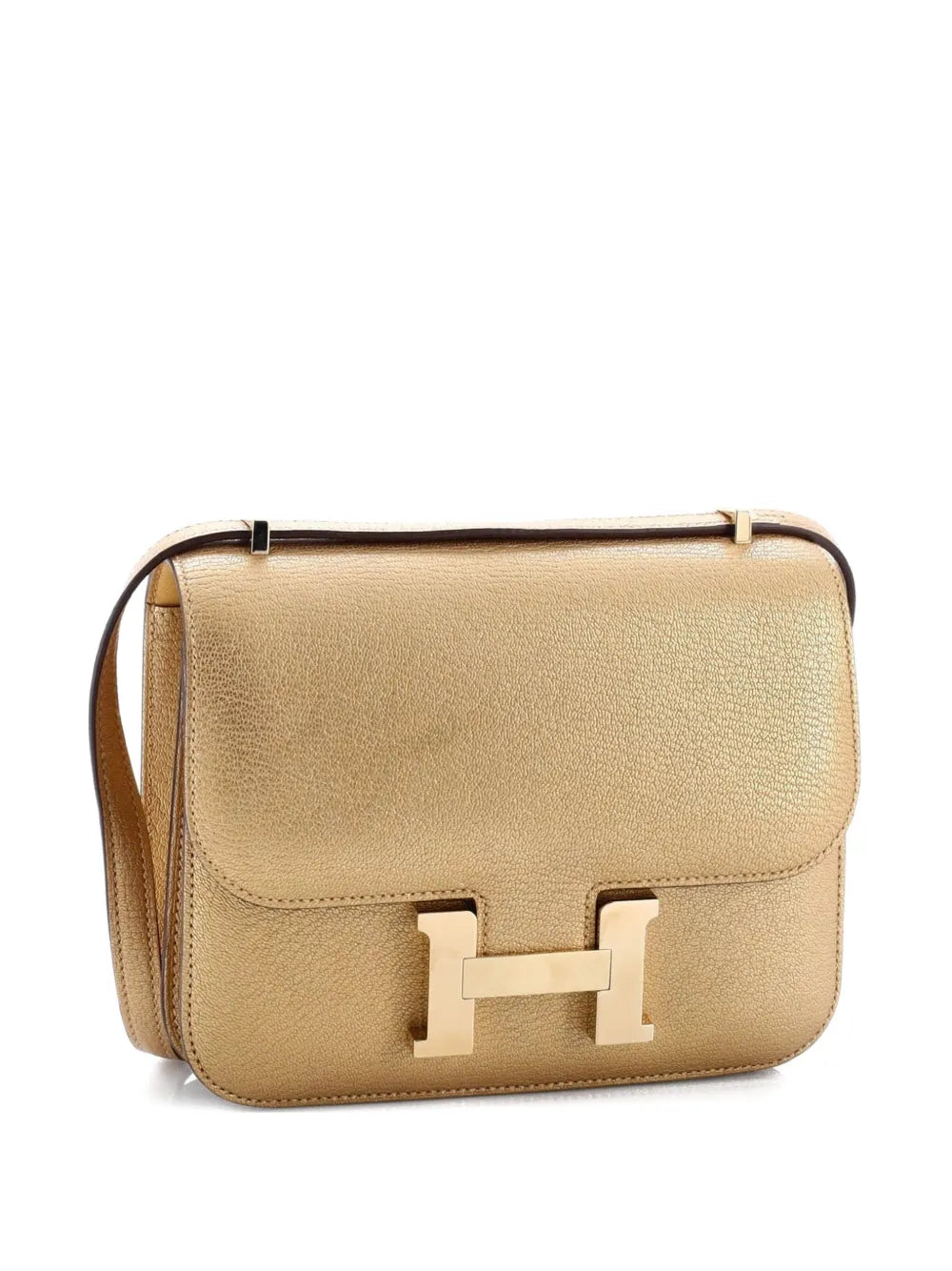 Hermes Pre Owned Constance Nm Bag Metallic Chevre Chamkilight 18 Shoulder Bag — Same as shown — Size One Size — Front View