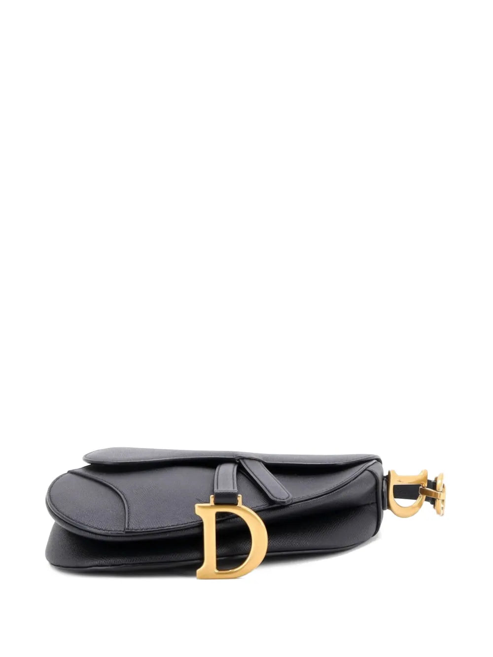Christian Dior Pre Owned Saddle Handbag Leather Medium Shoulder Bag — Same as shown — Size One Size — Top View