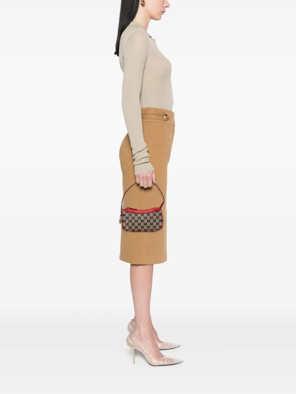 Gucci Pre Owned 2000 2015 Gg Canvas Shoulder Bag — Same as shown — Size One Size — Side View