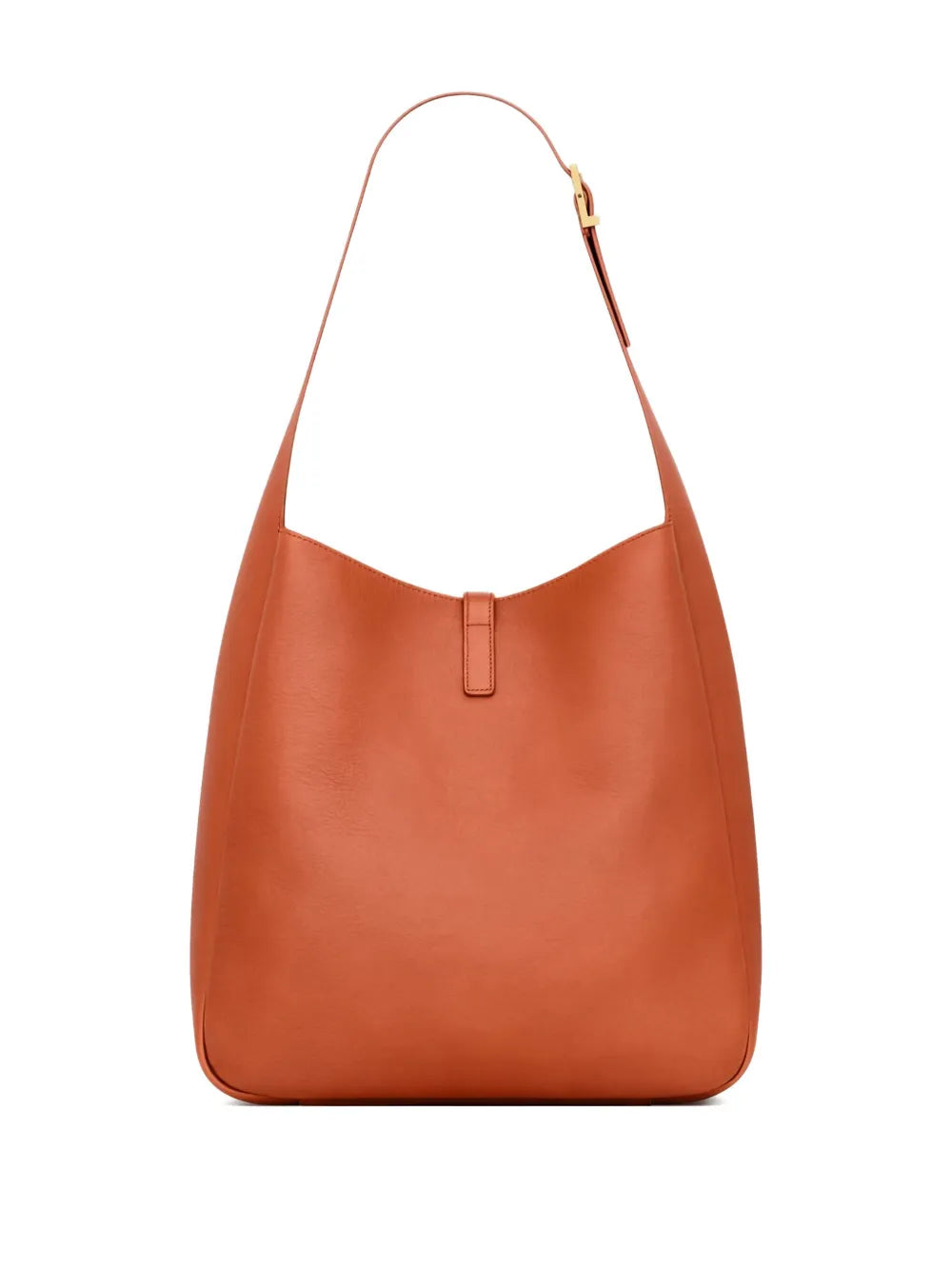 Saint Laurent Large Le 5 A 7 Buckle Leather Shoulder Bag — Same as shown — Size One Size — Side View