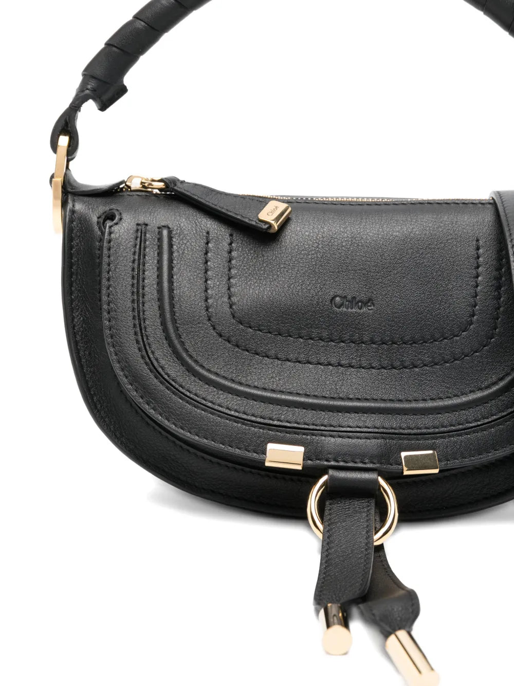 Chloe Marcie Top Handle Shoulder Bag — Same as shown — Size One Size — Top View