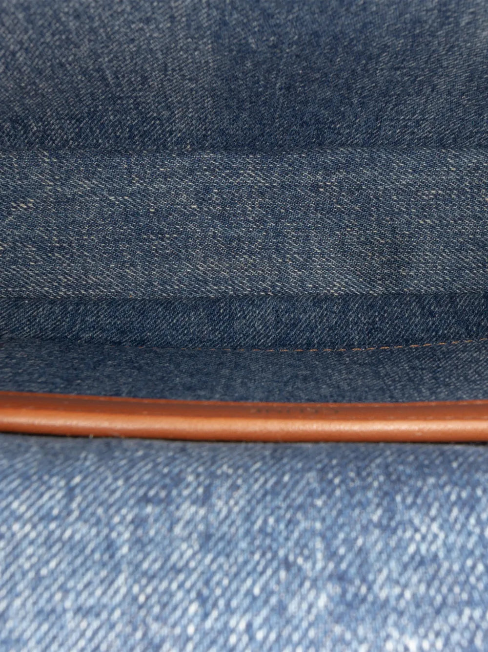Celine Pre Owned 2022 Matelasse Denim Monochrome Chain Shoulder Bag — Same as shown — Size One Size — Detail View