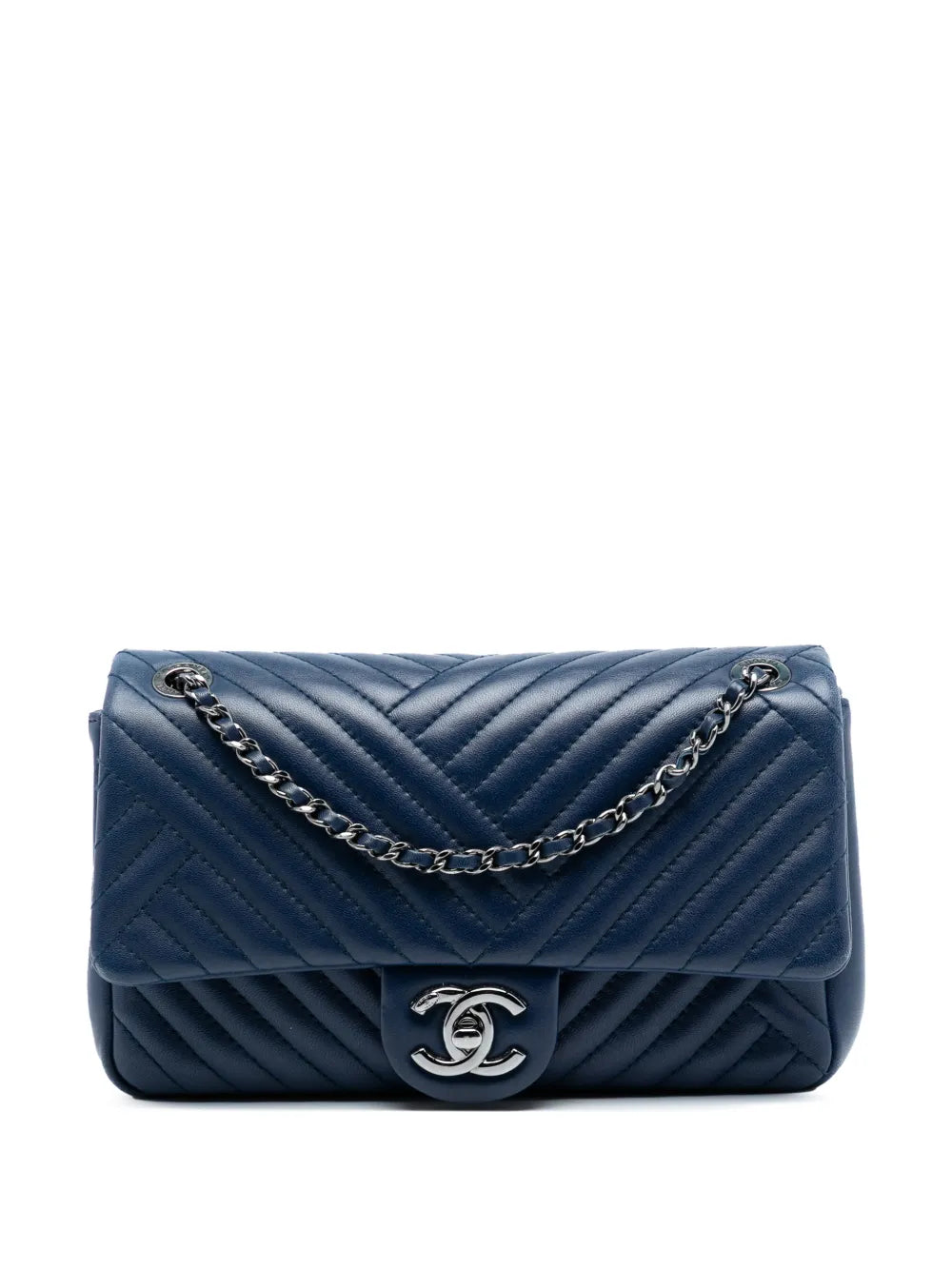 Chanel Pre Owned 2015 2016 Small Lambskin Cc Crossing Flap Shoulder Bag — Same as shown — Size One Size — Front View