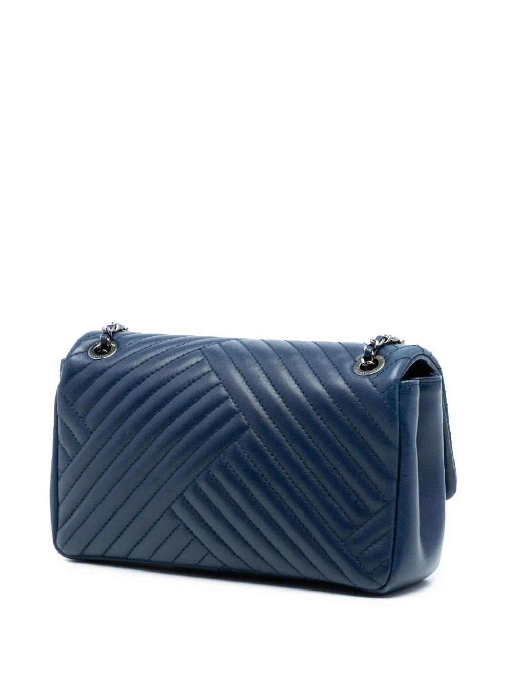 Chanel Pre Owned 2015 2016 Small Lambskin Cc Crossing Flap Shoulder Bag — Same as shown — Size One Size — Back View