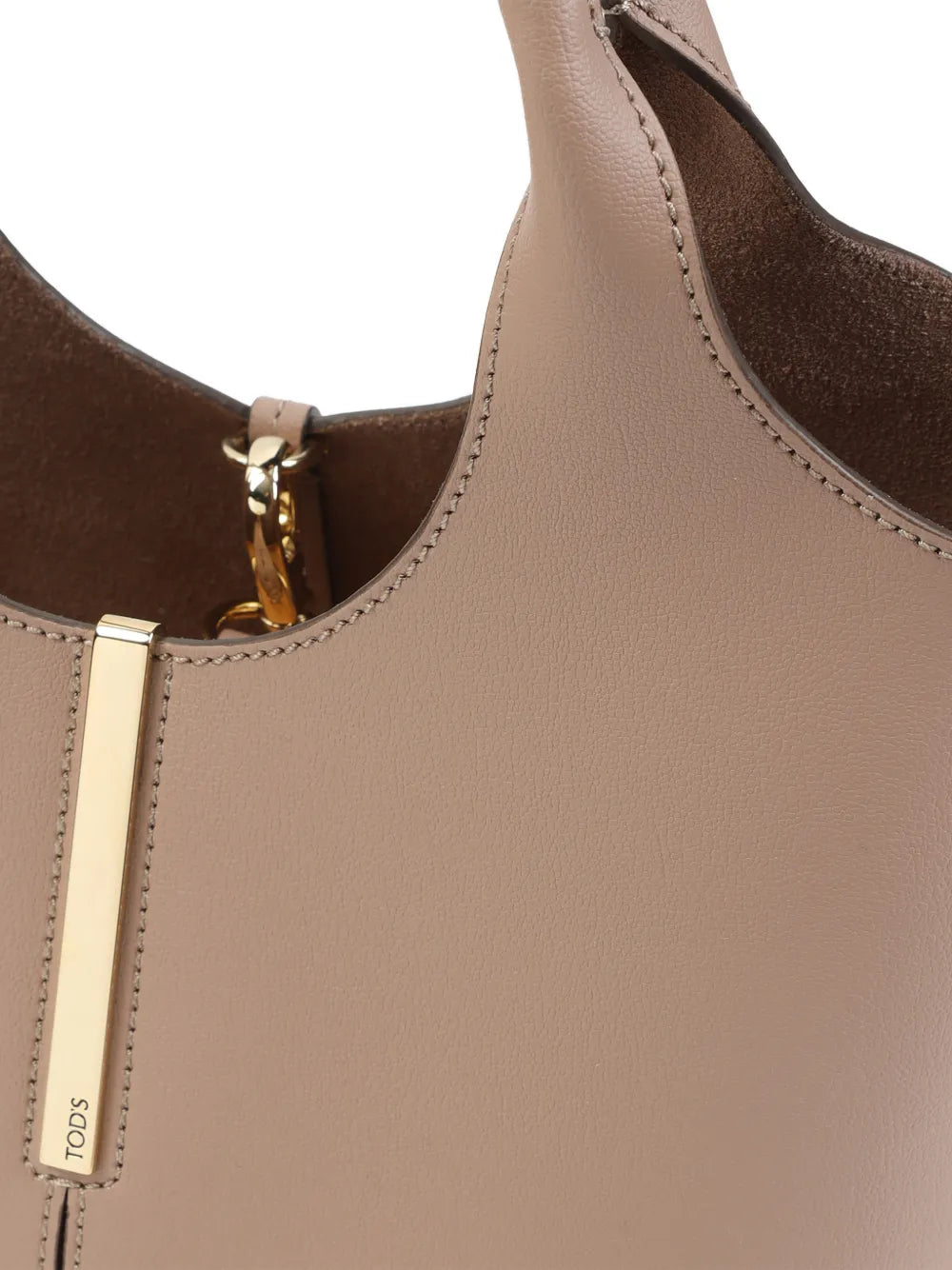 Tods Leather Tote Bag — Same as shown — Size One Size — Back View