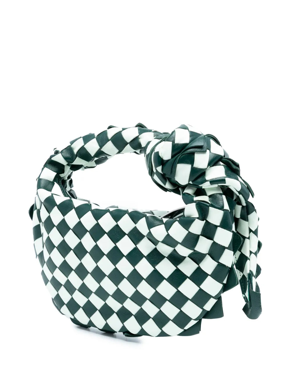 Bottega Veneta Pre Owned 2012 2025 Mini Bicolor Nappa Intrecciato Dragon Jodie Hobo Bag — Same as shown — Size One Size — Back View