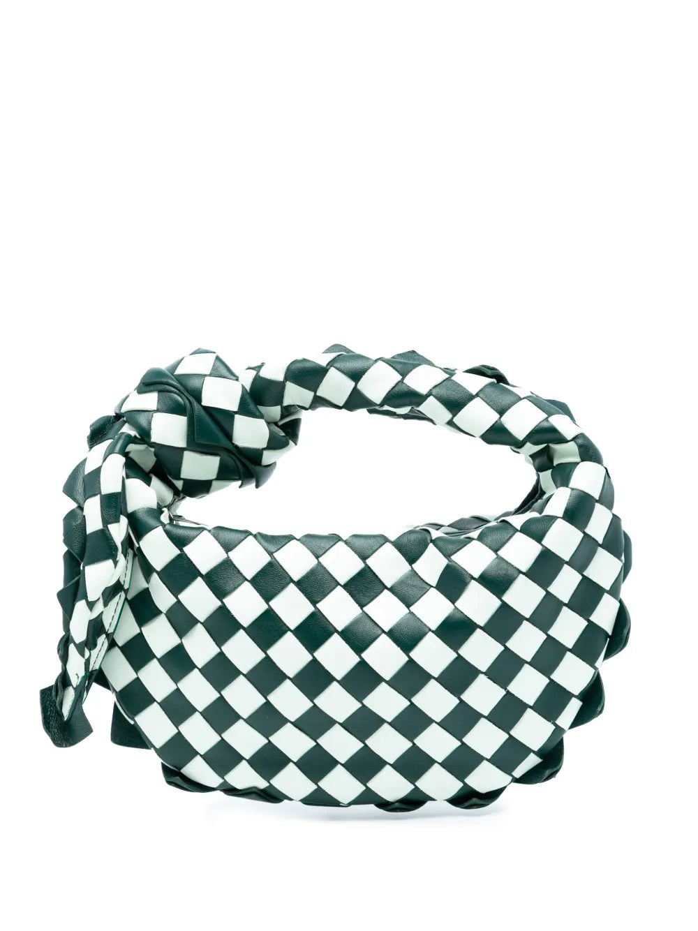 Bottega Veneta Pre Owned 2012 2025 Mini Bicolor Nappa Intrecciato Dragon Jodie Hobo Bag — Same as shown — Size One Size — Front View
