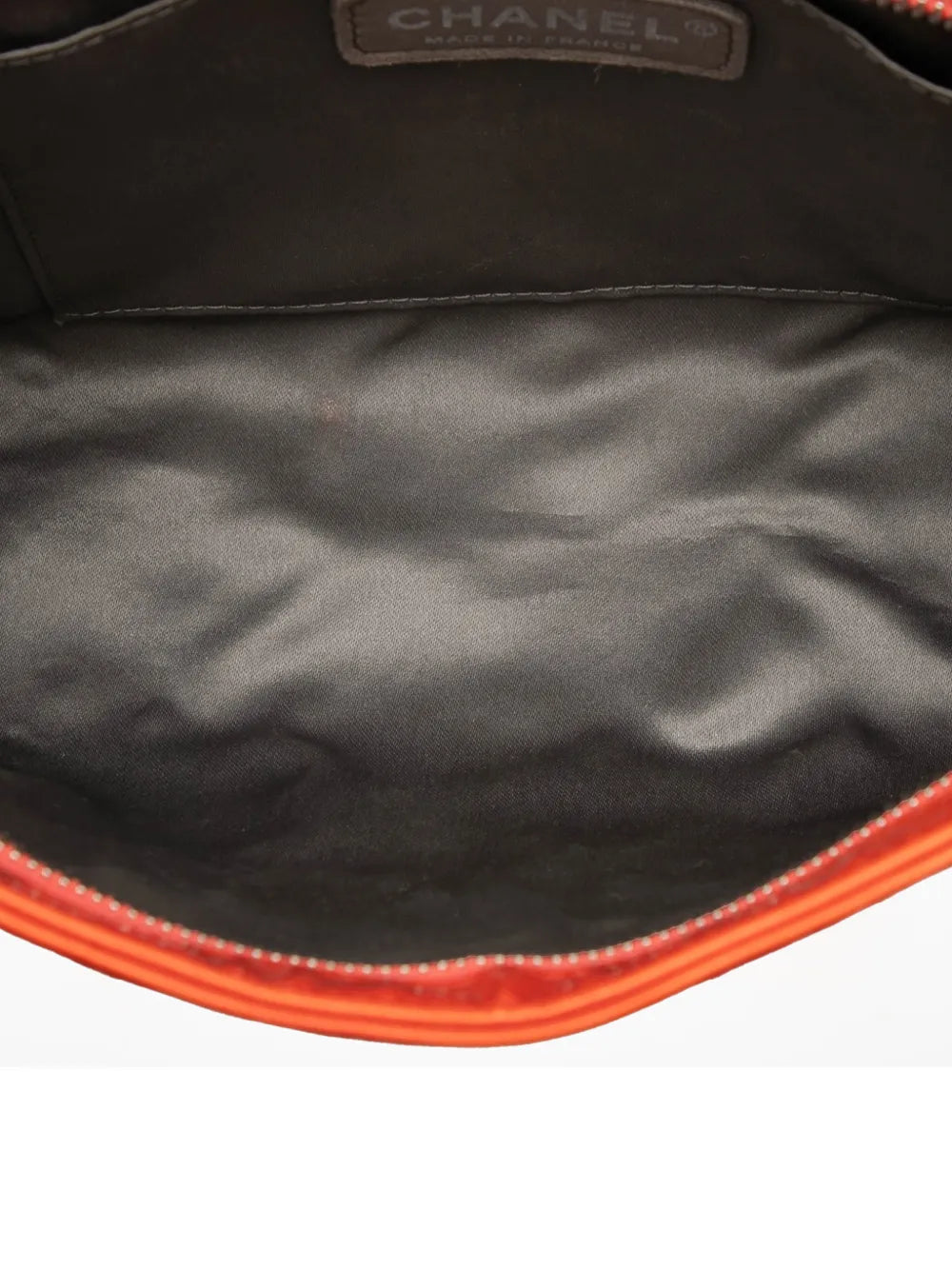 Chanel Pre Owned 2006 2008 Quilted Embossed Patent Lucky Symbols Pochette Shoulder Bag — Same as shown — Size One Size — Detail View