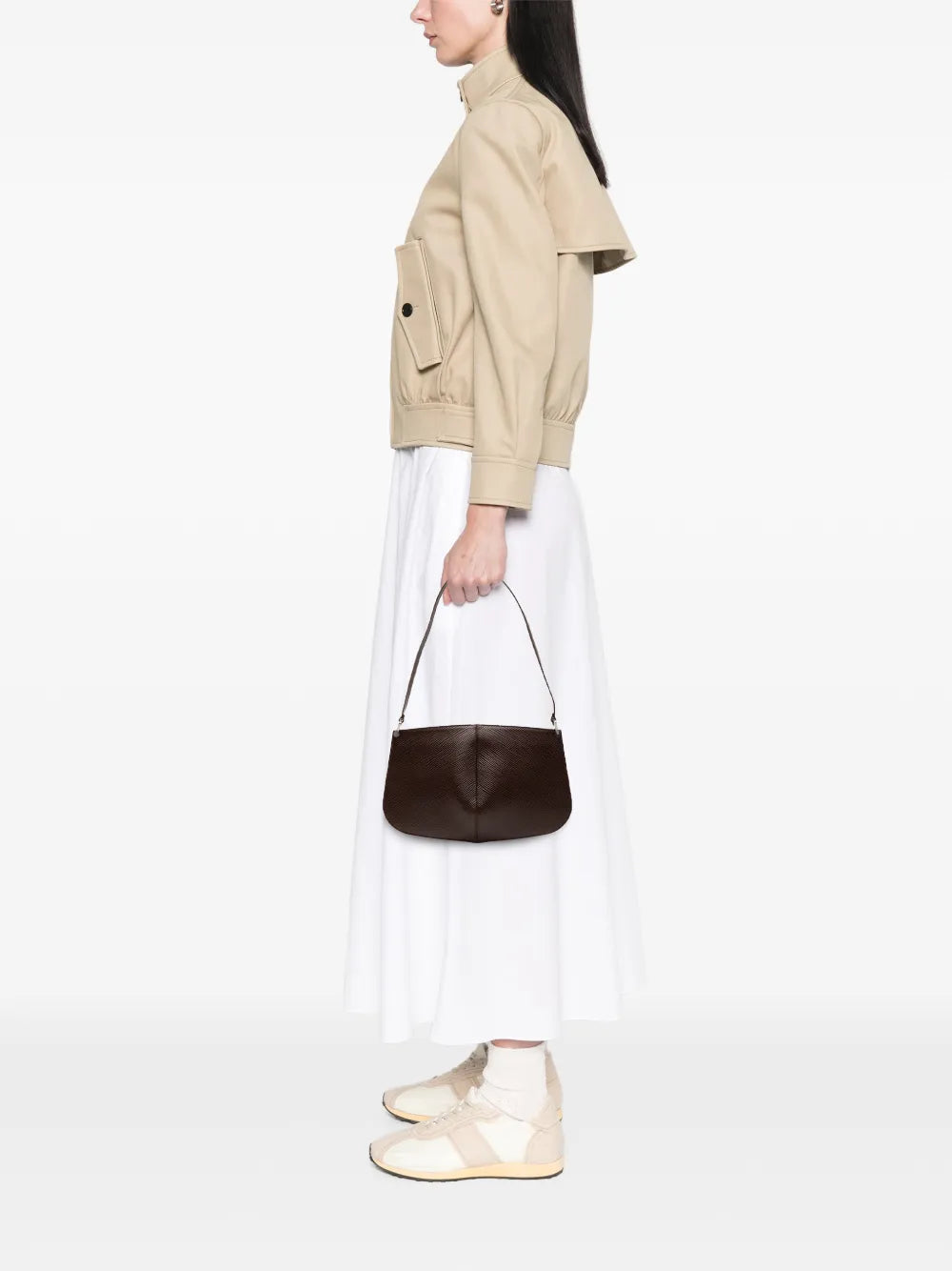 Louis Vuitton Pre Owned 2001 Epi Demi Lune Pochette Shoulder Bag — Same as shown — Size One Size — Side View
