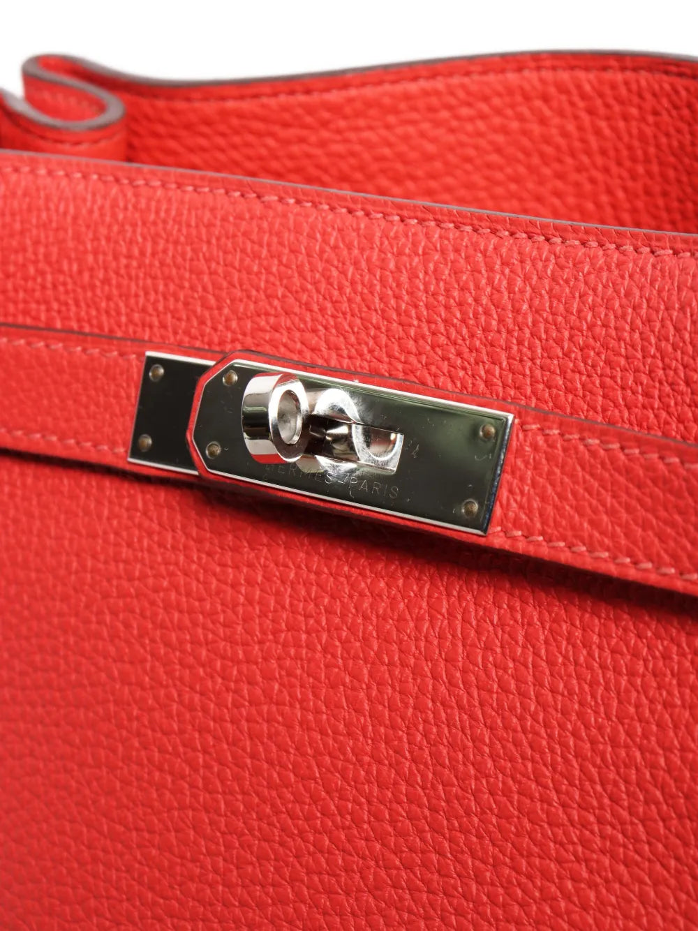 Hermes Pre Owned 2014 So Kelly Leather Shoulder Bag — Same as shown — Size One Size — Detail View