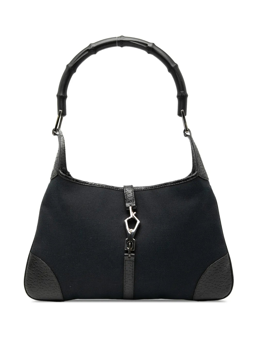 Gucci Pre Owned 2000 2015 Canvas Bamboo Jackie Hobo Bag — Same as shown — Size One Size — Front View