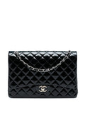 Chanel Pre Owned 2010 2011 Maxi Classic Patent Double Flap Shoulder Bag — Same as shown — Size One Size — Front View