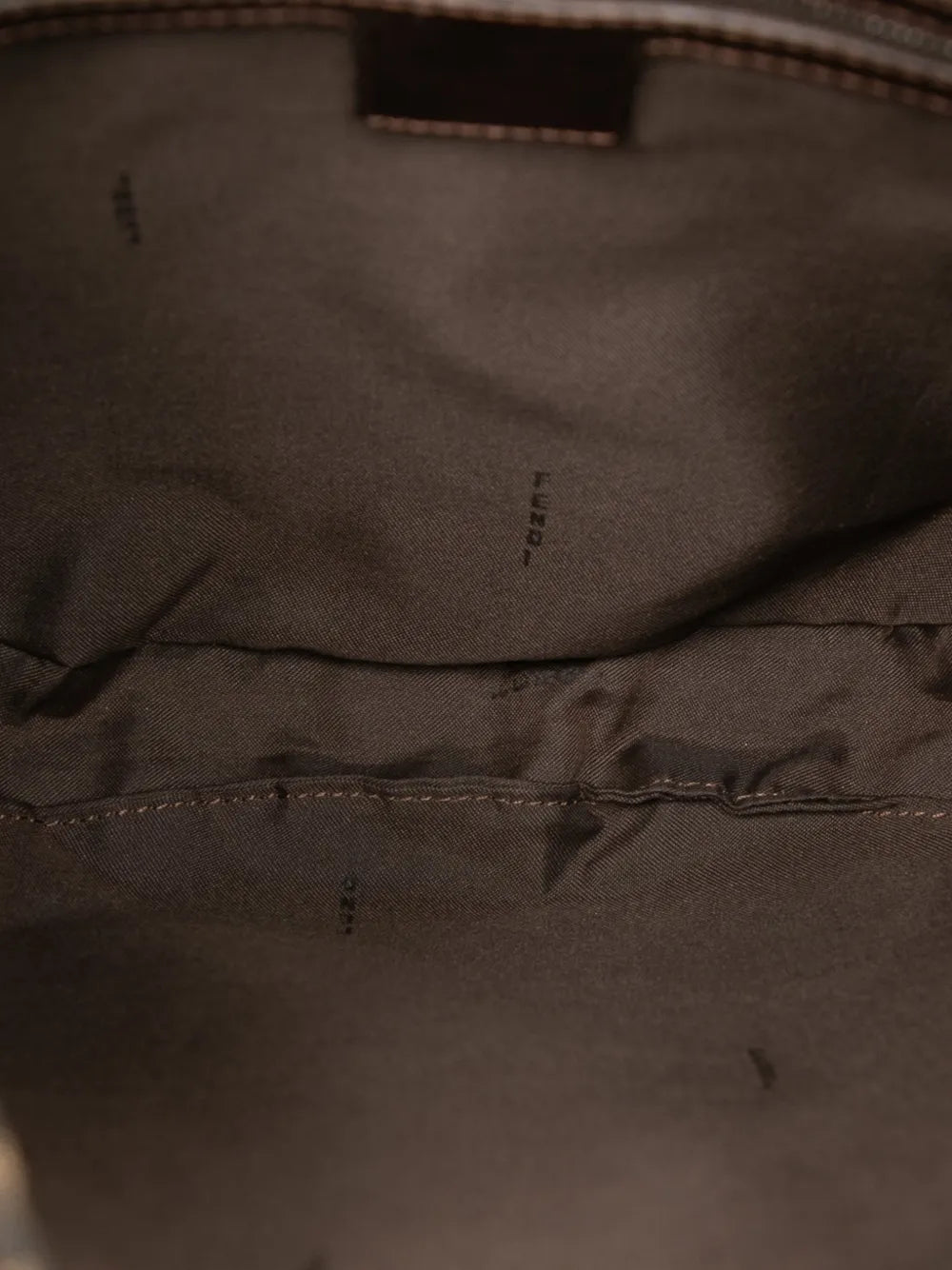 Fendi Pre Owned 20Th Century Zucca Canvas Croissant Hobo Shoulder Bag — Same as shown — Size One Size — Detail View