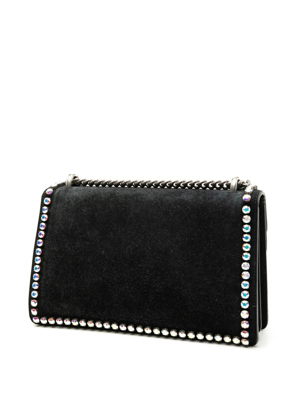 Gucci Pre Owned 2016 2025 Small Suede Crystal Embellished Dionysus Shoulder Bag — Same as shown — Size One Size — Back View